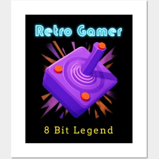 Retro Gamer Logo 25 Posters and Art